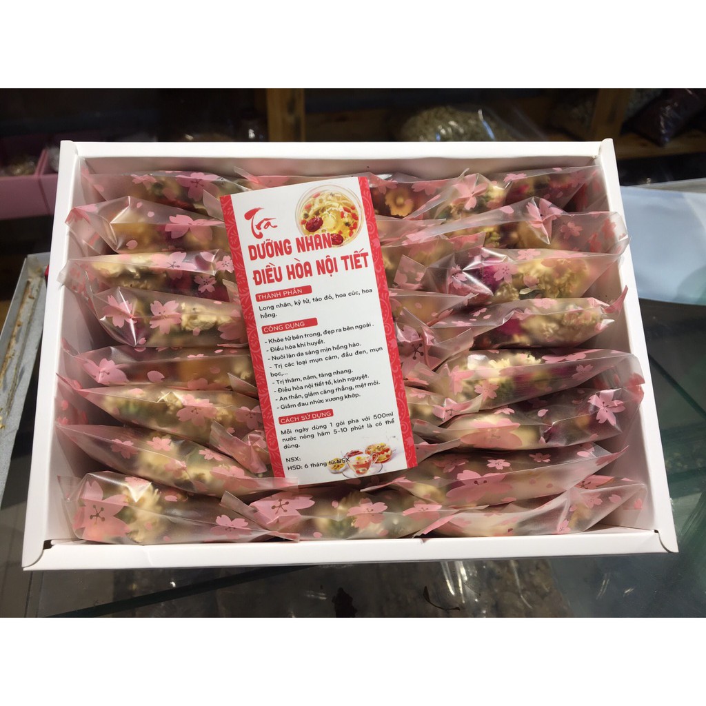 trà dưỡng nhan da đẹp dáng xinh gồm 7 vị