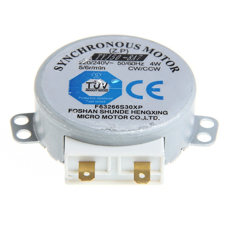 Động Cơ Đồng Bộ Ac 220-240v 4w 6rpm 48mm Cho Máy Thổi Khí 50 / 60hz Tyj50-8A7