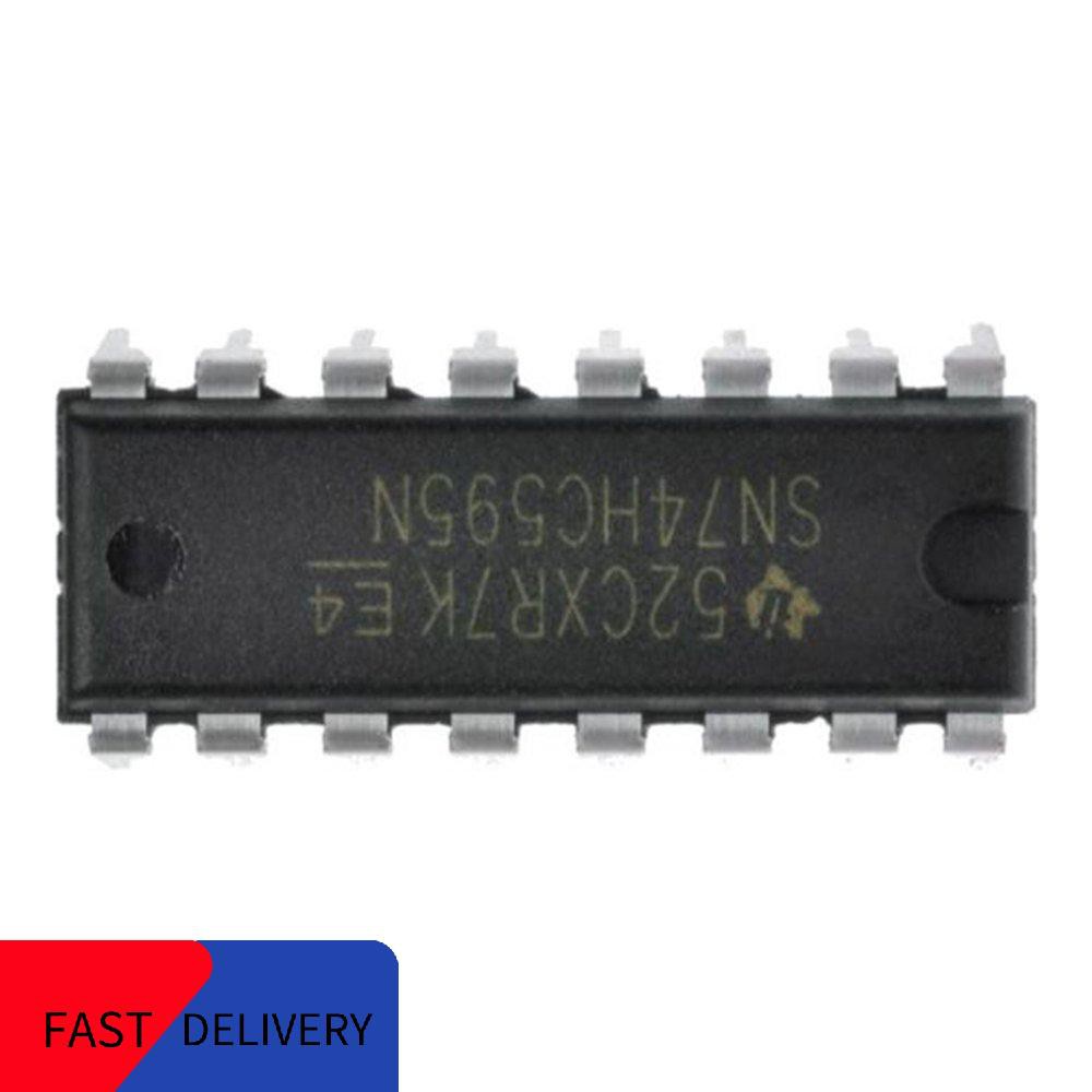 Bộ 10 Linh Kiện Điện Tử Mới Ic 74hc595 74595 Sn74Hc595N 8-bit Dip-16