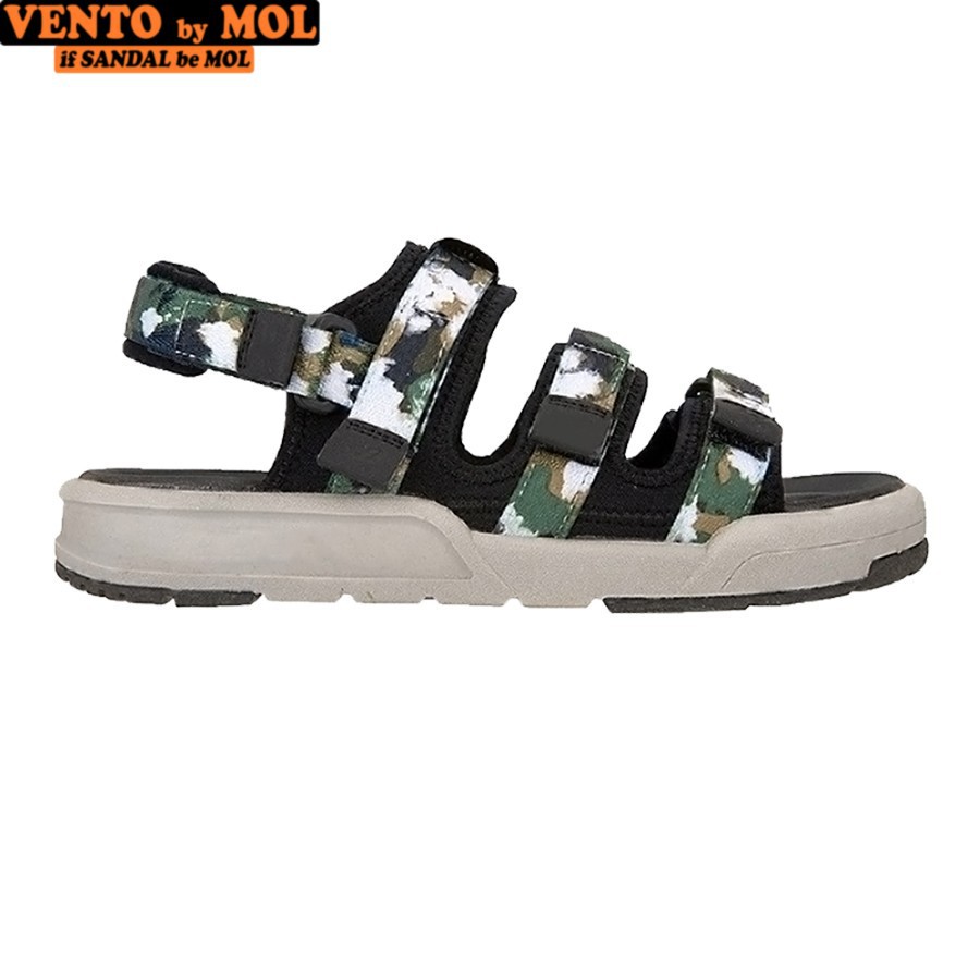 Giày sandal Vento unisex nam nữ 3 quai ngang có quai hậu tháo rời cho cặp đôi mang đi học đi biển du lịch NV1001R