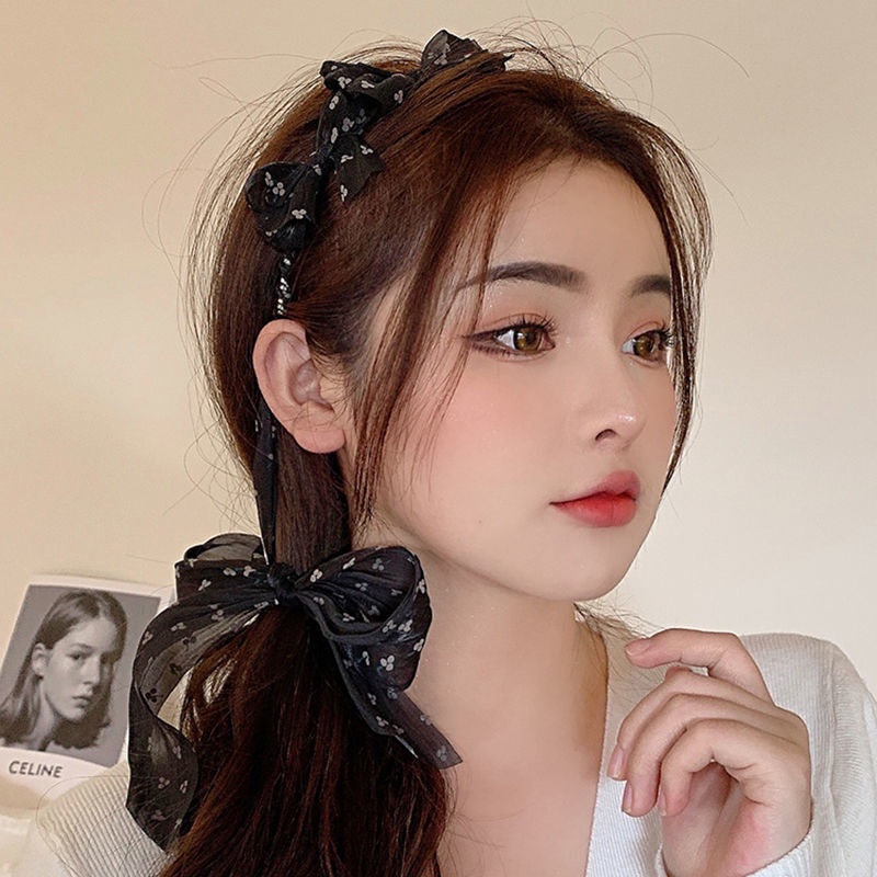 Băng Đô Đính Nơ Phong Cách Hàn Quốc Xinh Xắn Dành Cho Nữ