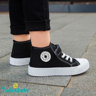 Giày thể thao canvas cổ cao cho bé