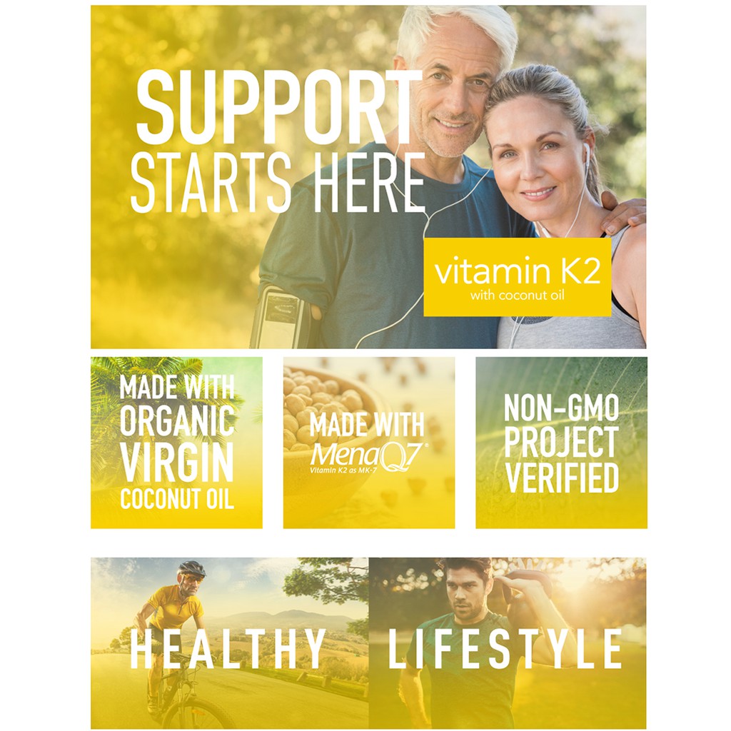 Vitamin K2 D3 Sports Research, Vitamin K2D3 Phát Triển Chiều Cao cực đại cho thiếu niên - Người lớn chắc khoẻ