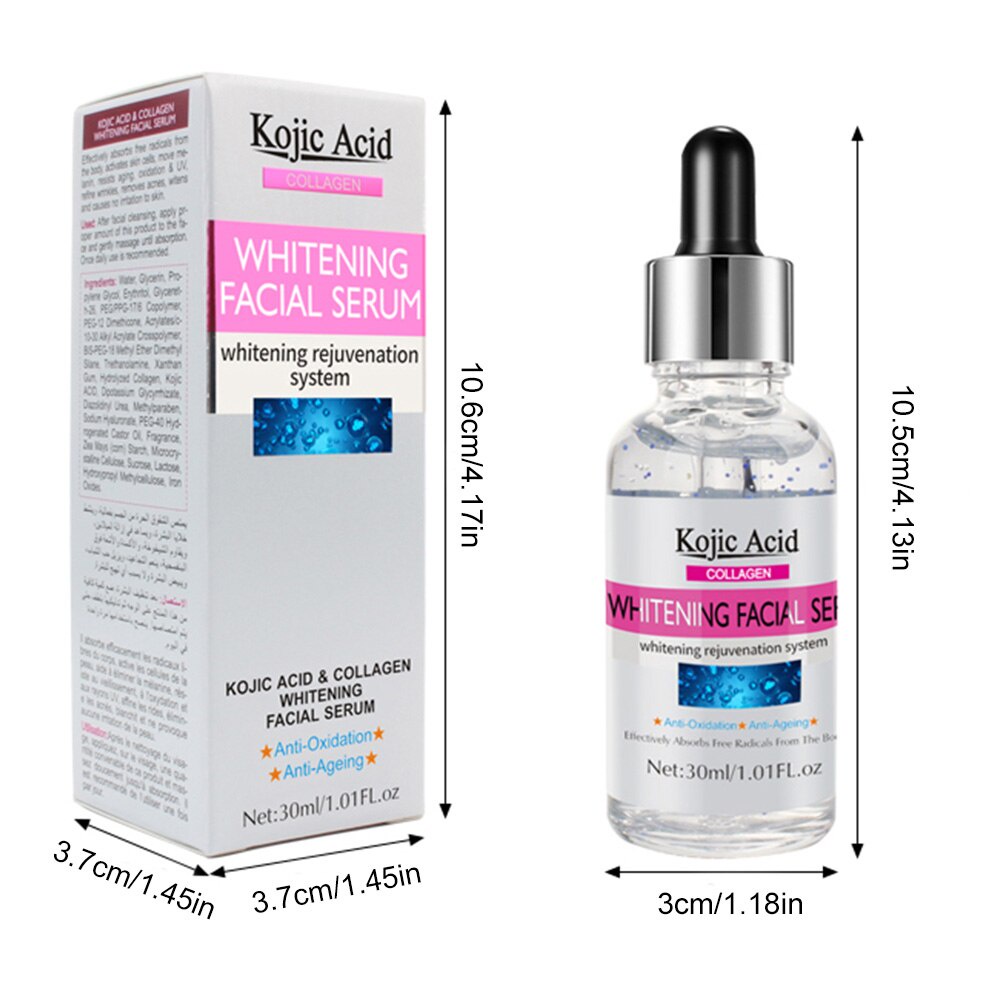 Serum Kojic Acid thể tích 30ml dưỡng ẩm chống lão hóa làm trắng da tự nhiên