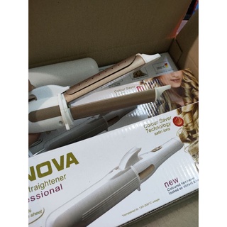 Máy uốn tóc Nova 2 chức năng uốn và duỗi