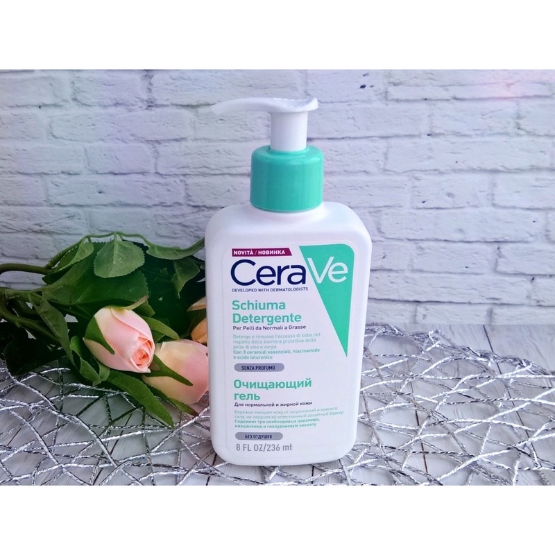 Sữa Rửa Mặt Cerave Foaming Fecial Cleanser 236ml bản Pháp | BigBuy360 - bigbuy360.vn