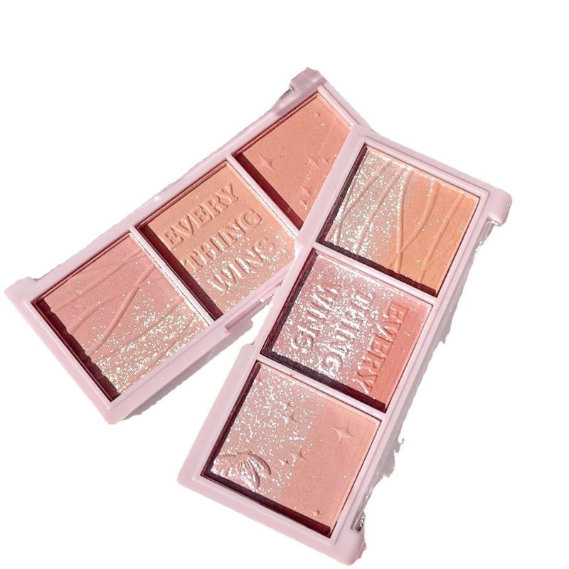 Bảng Phấn Mắt 3 Màu Lì / Nhũ Ngọc Trai Lấp Lánh Trang Điểm Làm Đẹp Lâu Trôi