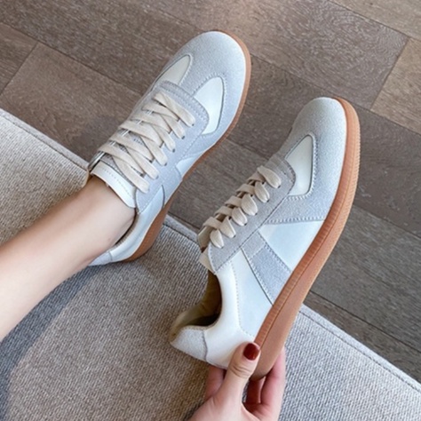 Giày Thể Thao Vintage, Giày Ulzzang Nữ Chất Da Lộn Siêu Nhẹ Đế Độn 2cm Hàn Quốc, Street Style - Iclassy_shoes