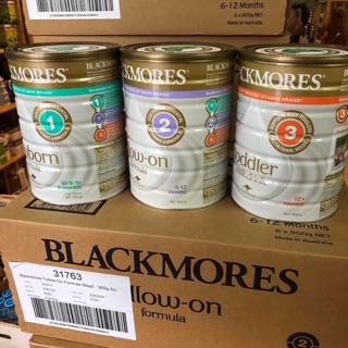 Sữa blackmore số 1, 2,3 -900g