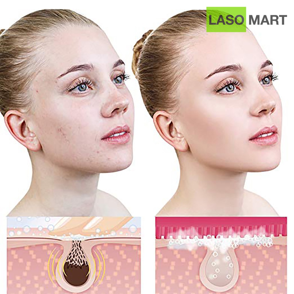 Máy rửa mặt & massage mặt Maseki AMB207 - Làm sạch sâu, se khít lỗ chân lông [Bảo hành 2 năm] - Laso Mart | BigBuy360 - bigbuy360.vn