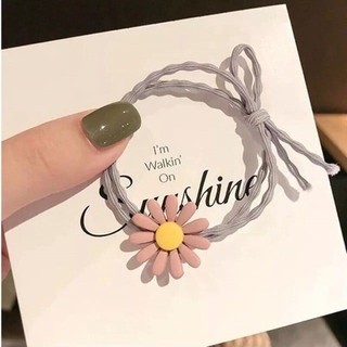 Dây buộc tóc cột tóc hoa cúc - SẴN HÀNG