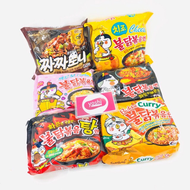 [10 Vị] Mì Cay Samyang Hàn Quốc