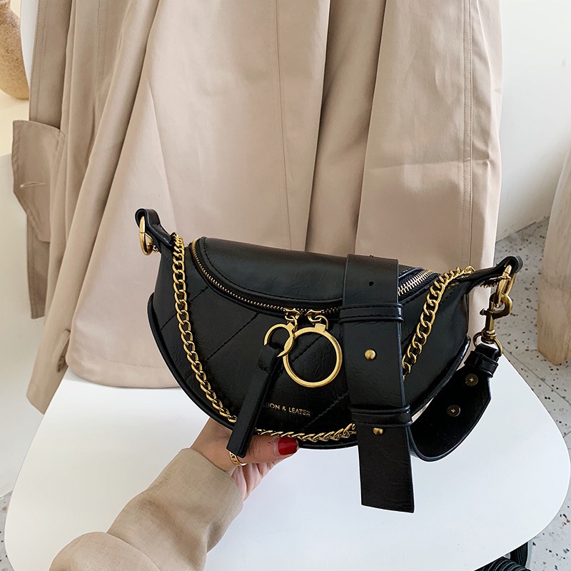 Túi đeo chéo IELGY dễ phối đồ phong cách thời trang Hàn Quốc dành cho nữ