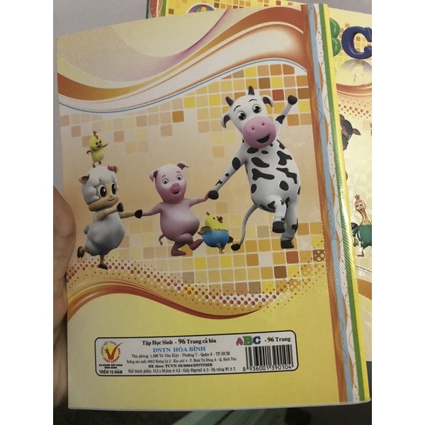 Vở ABC 96 Trang luôn bìa
