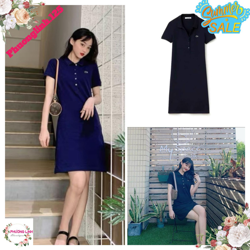 VÁY THAN POLO CÁ SẤU CHO NỮ | BigBuy360 - bigbuy360.vn