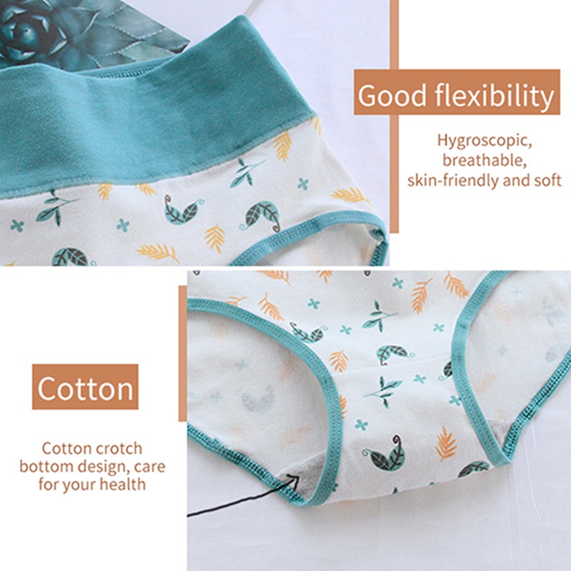 Quần Lót Cotton Mềm Mại Co Giãn Thoáng Khí Dành Cho Bé Gái 8-15 Tuổi