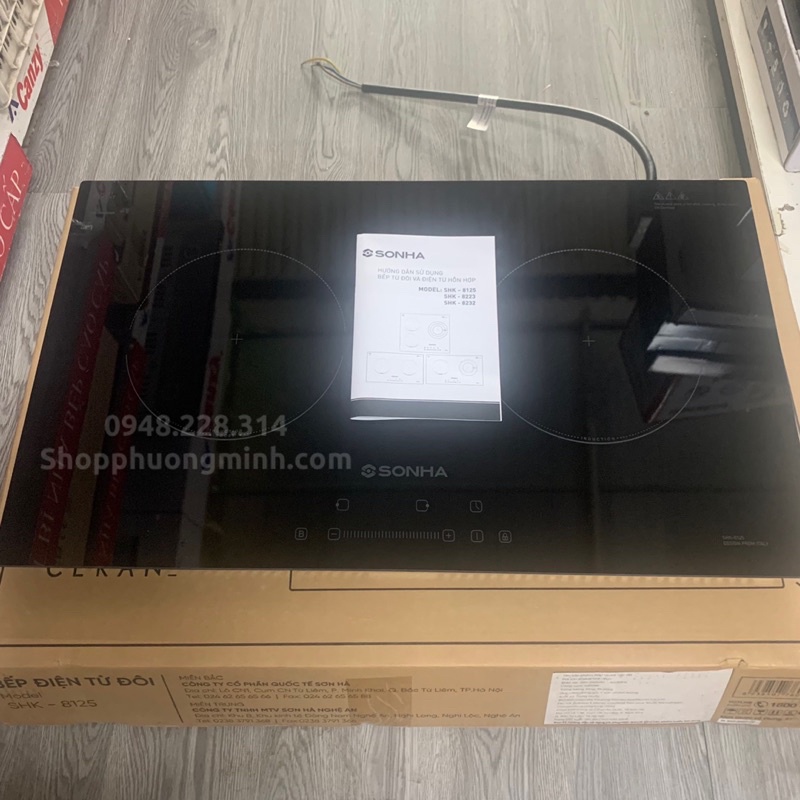 Bếp từ đôi Sơn Hà SHK-8125 Tặn nồi