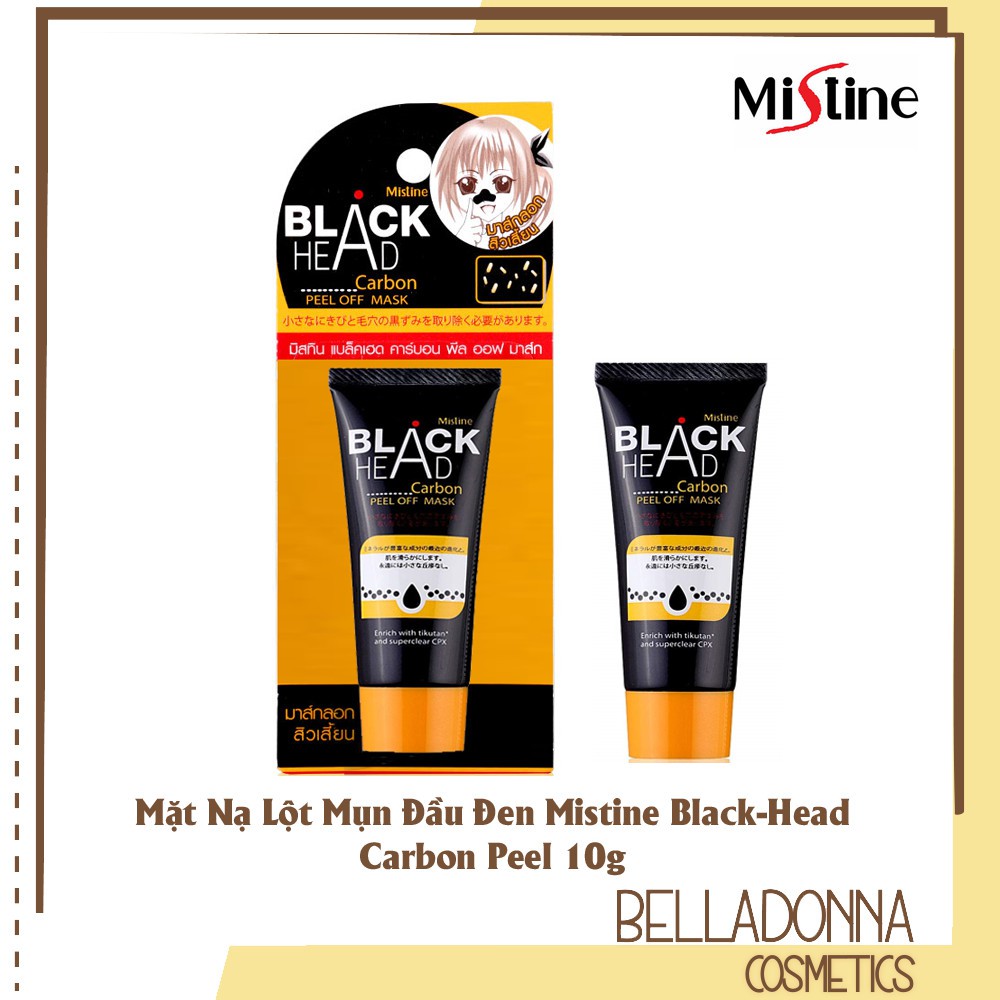 Mặt Nạ Lột Mụn Đầu Đen Mistine Black-Head Carbon Peel 10g