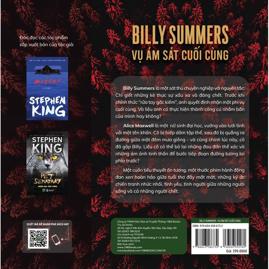 Sách Billy Summers - Vụ Ám Sát Cuối Cùng