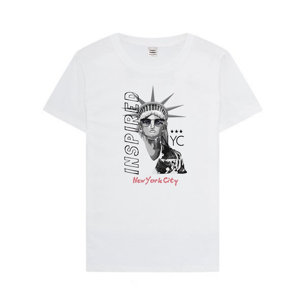 Áo thun nam – Áo phông nữ UNISEX 100% Cotton chất lượng cao in hình NYC - thiết kế trẻ trung năng động
