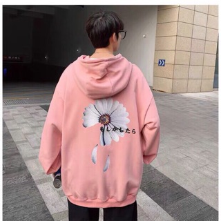 áo hoodie nỉ bông thêu hoa cúc 2 cánh rơi M327[Kèm hình thật]