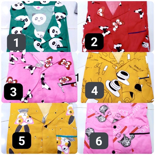 🌻Bộ Pijama kate Thái tay cộc đùi
