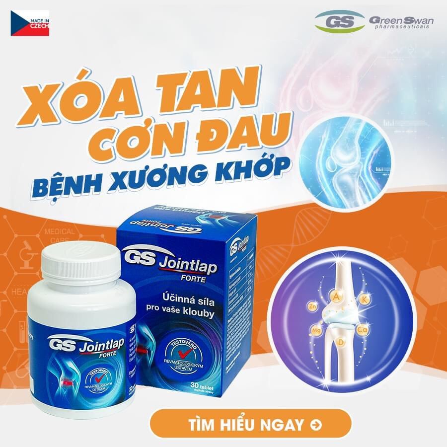 GS Jointlap Forte Viên Dưỡng Khớp Giúp Nuôi Dưỡng,Tăng Cường Dưỡng Chất Cho Sụn Khớp Cộng Hòa Séc