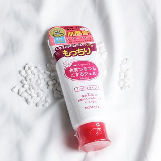 Gel rửa mặt tẩy da chết làm sáng da Rosette Peeling Gel màu hồng dành cho da khô 120g