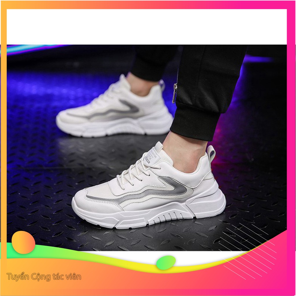 SALE HOT Giày Sneaker Thể Thao Nam Alami GTT02 - Viền Xám 👟 2020 ↩ . !