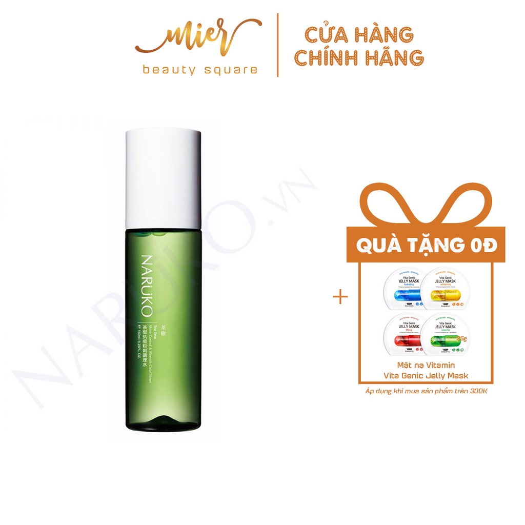 Toner Kiềm Dầu Naruko Tea Tree Shine Control and Blemish Clear Toner 150 ml