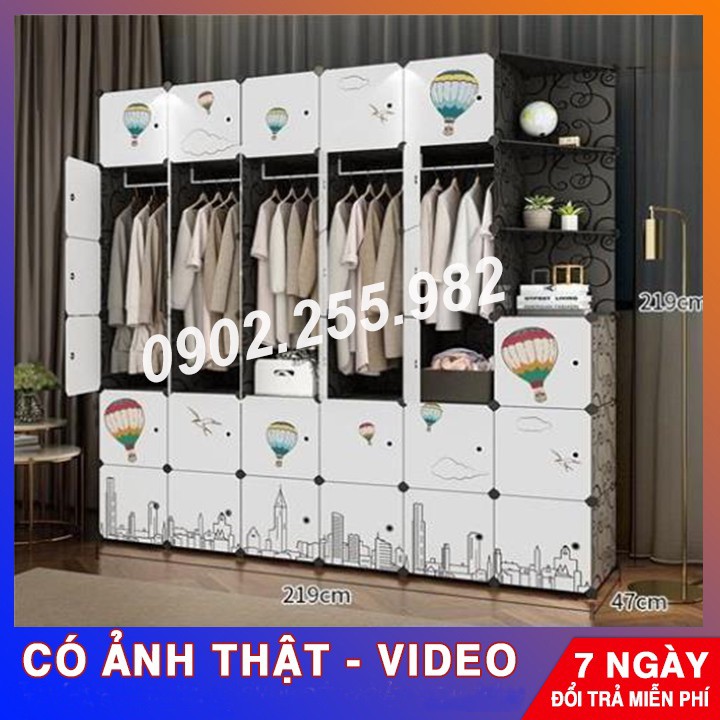 [RẺ NHẤT HÀ NỘI] TỦ NHỰA LẮP RÁP ĐA NĂNG THÔNG MINH NHIỀU Ô ĐỂ ĐỒ SIZE LỚN NHIỀU MÀU LỰA CHỌN