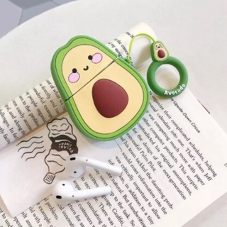 🌟Tặng Kèm Móc Trái Bơ🌟 Case Bao Da AirPods 1 2 - Tai Nghe i12 Hình Trái Bơ Super Cute