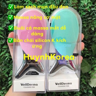 Máy rửa mặt cá wellderma hàn quốc