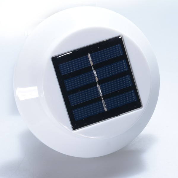 White Sun Power Smart LED Solar Gutter Night Utility Security Light for indoor