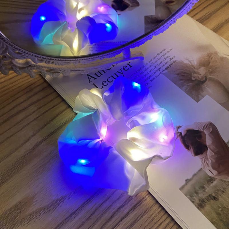 Dây buộc tóc co giãn có đèn led nhiều chế độ