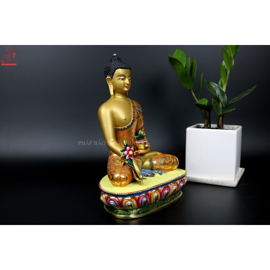 TƯỢNG DƯỢC SƯ VẼ MÀU NEPAL 9"