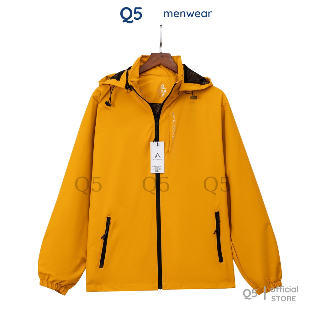 Áo khoác gió cao cấp 2 lớp Q5 chất liệu công nghệ Nano Blocktech cản gió chống nước ngăn tia UV