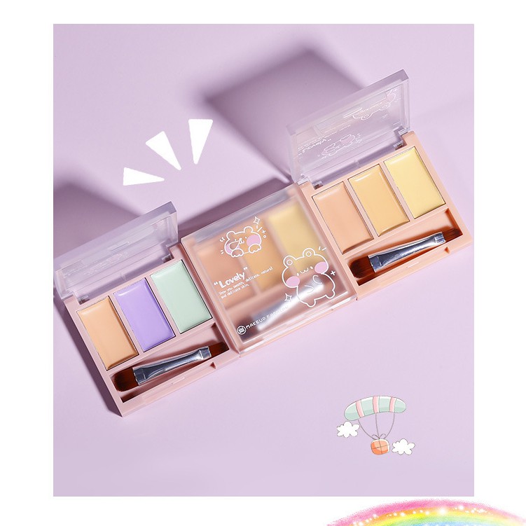 [Hàng mới về] Khay che khuyết điểm 3 ngăn Xixi Lovely
