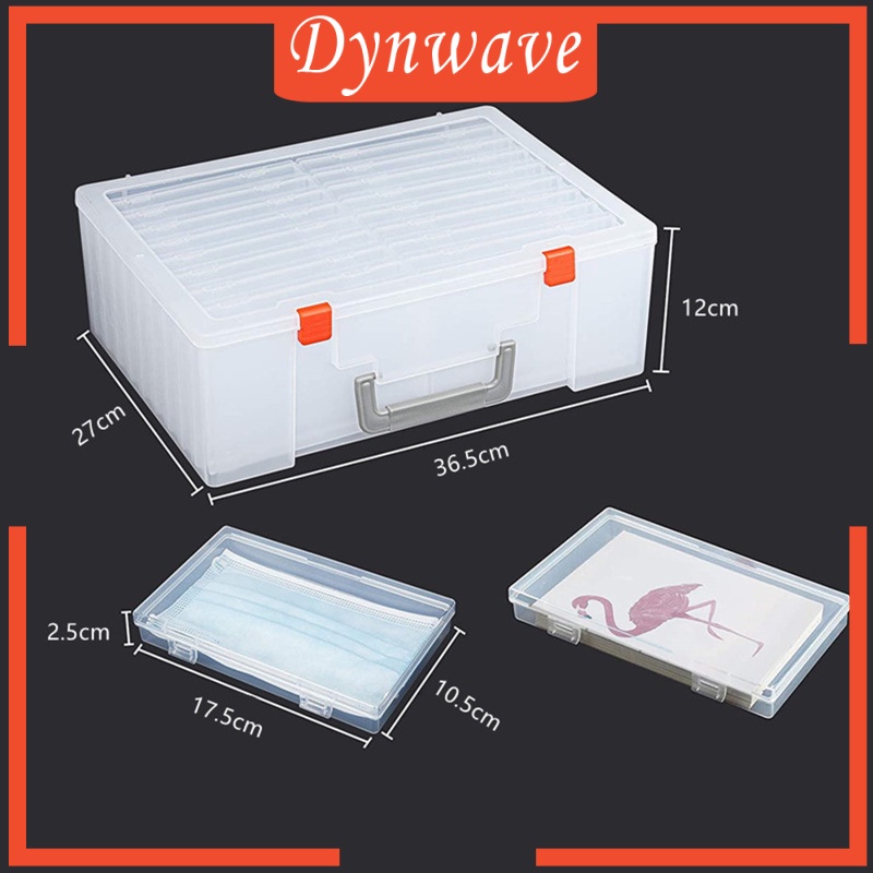 [DYNWAVE]Photo Storage Box 4x6&quot; Crafts Seeds Stickers Cards Case Container