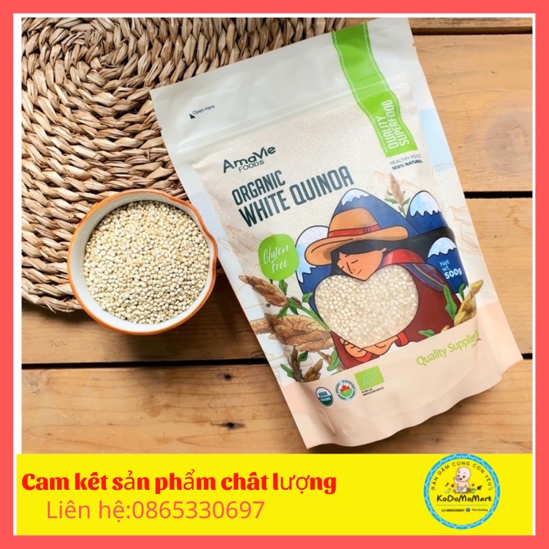 Hạt diêm mạch hữu cơ Amavie tách lẻ từ 100g