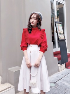 Chân váy dài 4 cúc CV584 KYMIE