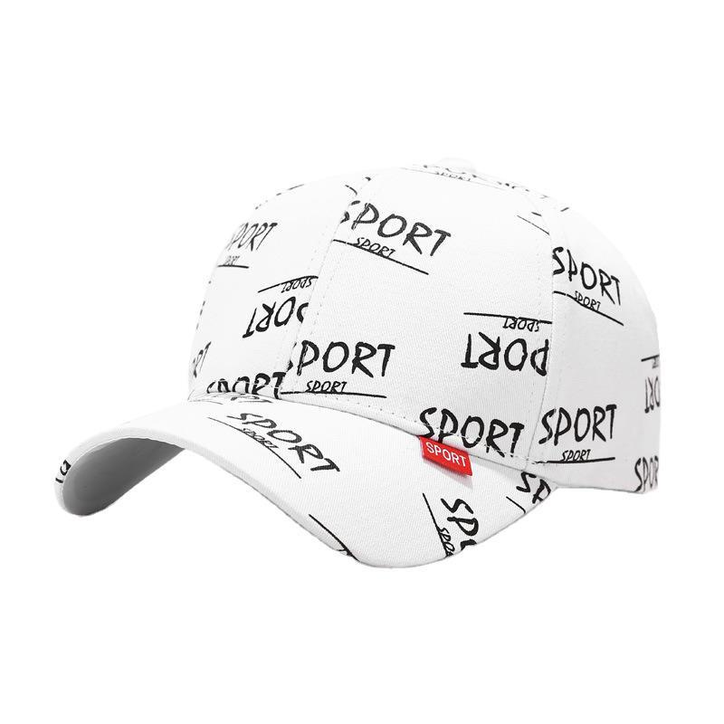 Nón lưỡi trai LINJW thể thao phong cách bóng chày họa tiết Graffiti đơn giản thời trang 2021 dành cho nam và nữ