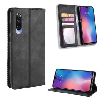 Bao da dạng ví xiaomi mi 9, mi 9 se leather luxury
