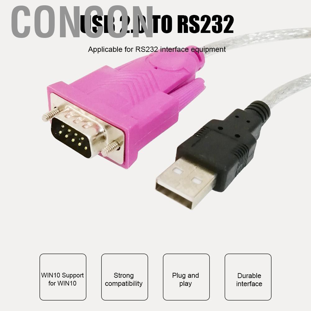 Cáp Chuyển Đổi Đầu Usb 2.0 Sang Rs232 Đầu Đực Db9 1.5m