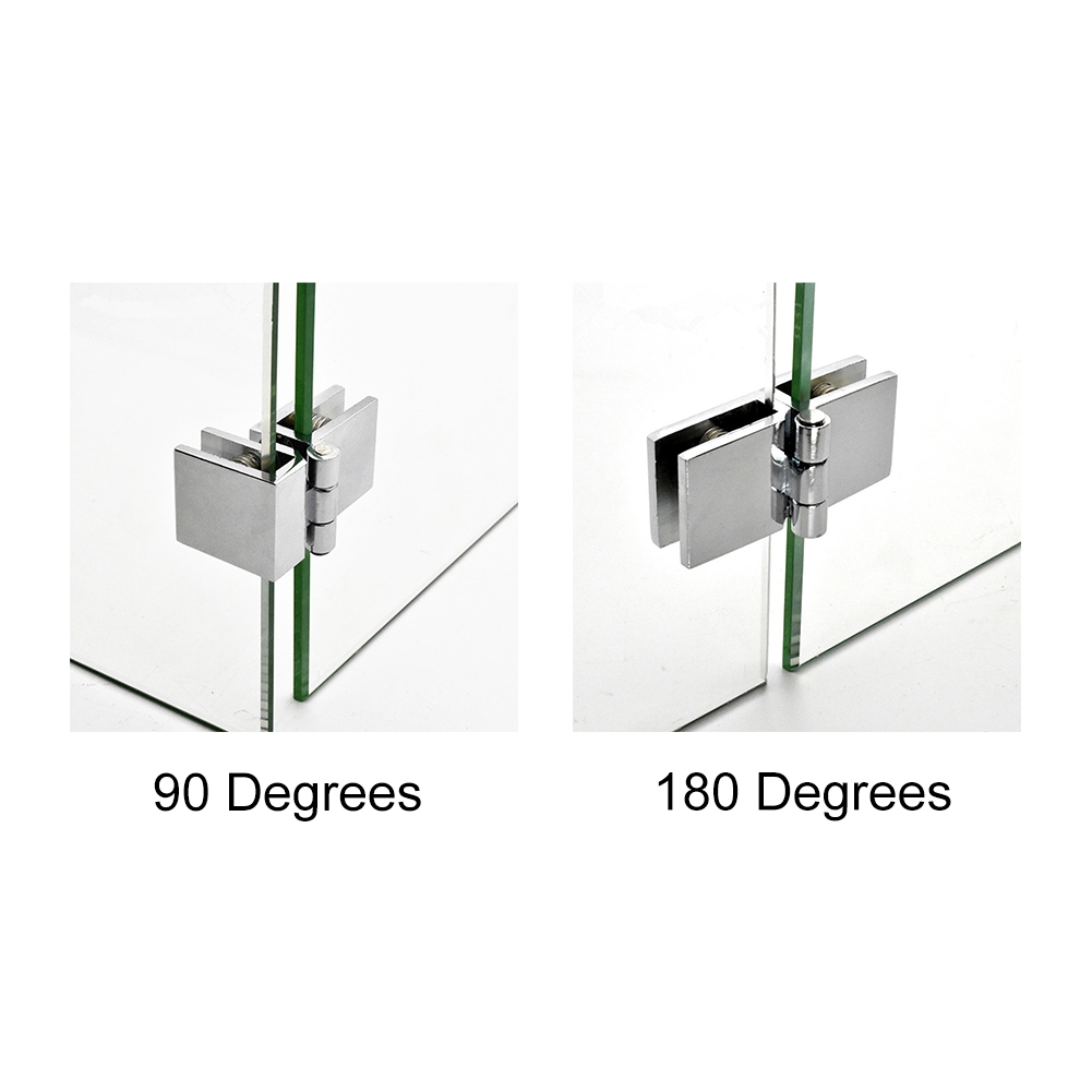 Bản lề cửa kính xoay góc 90 / 180 độ tiện lợi