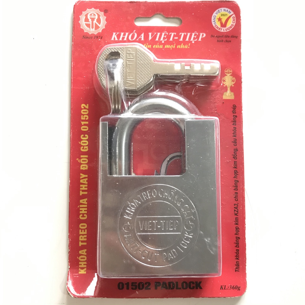 Khoá chống cắt Việt Tiệp 01502 4 chìa