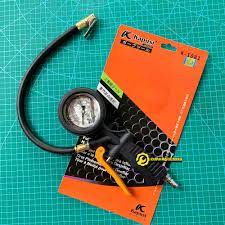 Bơm xe đồng hồ có dầu. Đầu vòi bơm ô tô - xe máy -đồng hồ đo lốp xe Nhật Kapusi - Bảo Hành 5 năm