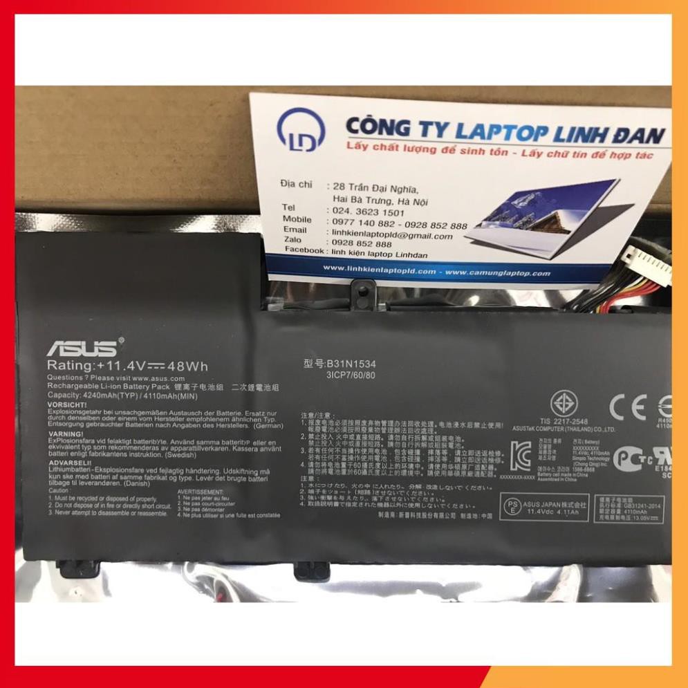 💖💖 Pin (Original)48Wh ASUS ZenBook UX510 UX510UX B31N1534 Battery