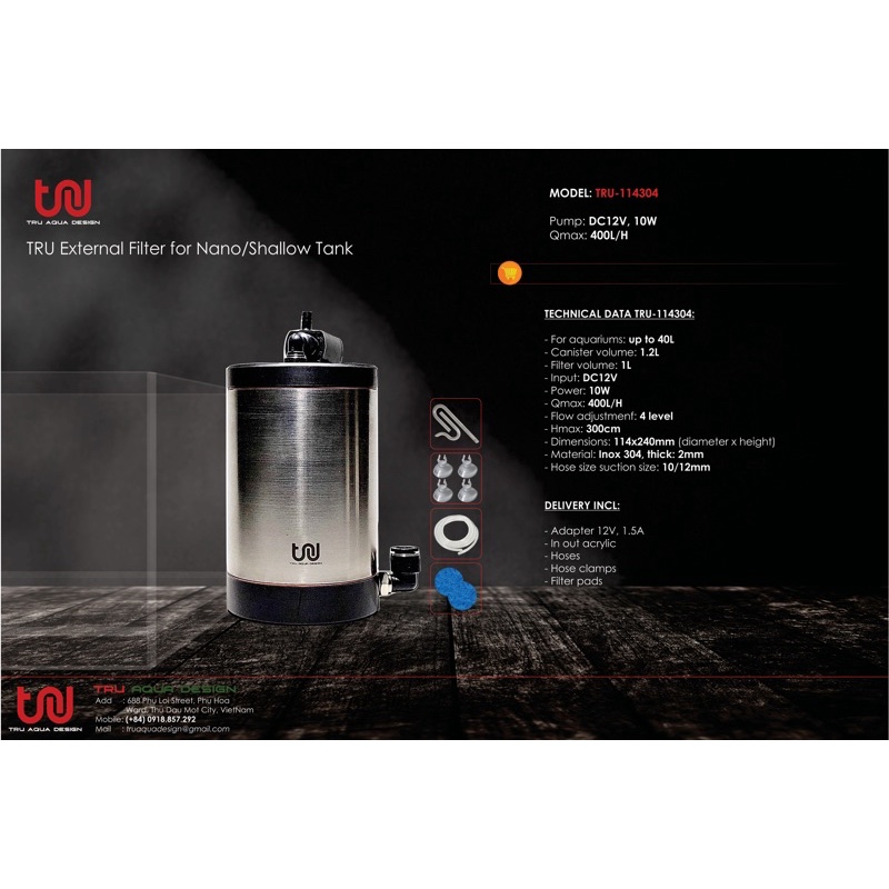 Lọc Nano Inox TRU-90304M