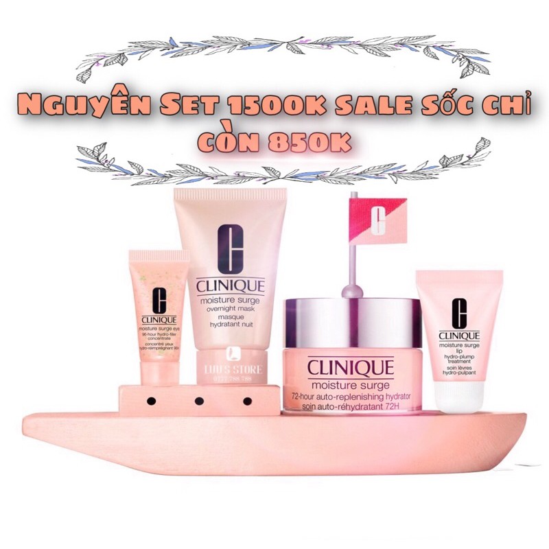 Set Dưỡng Clinique More Than Moiture 4 Món